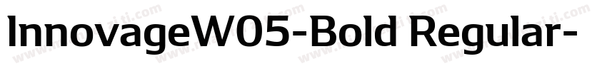InnovageW05-Bold Regular字体转换